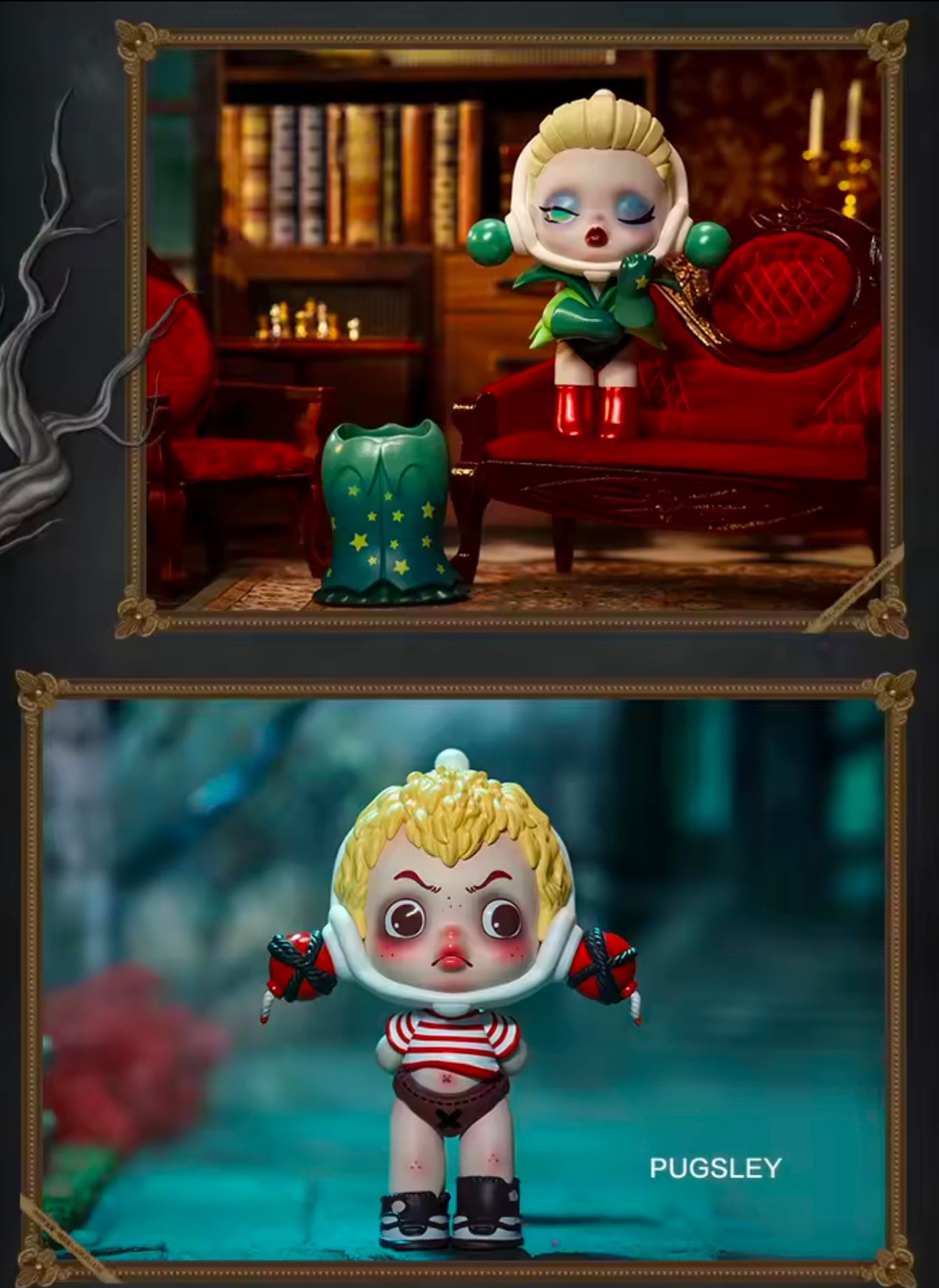 SKULLPANDA × THE ADDAMS FAMILY Series - Figura Coleccionable / Caja Misteriosa