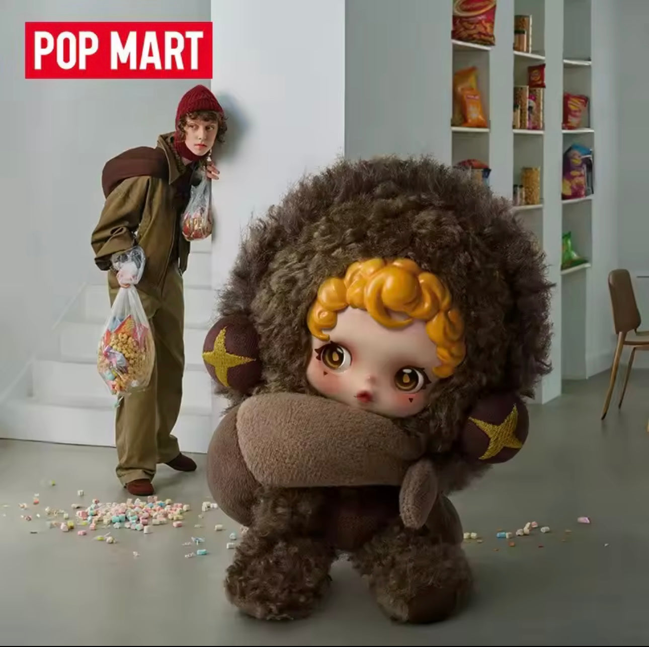 SKULLPANDA - You Found Me! Serie - Colgante de Peluche / Caja Misteriosa