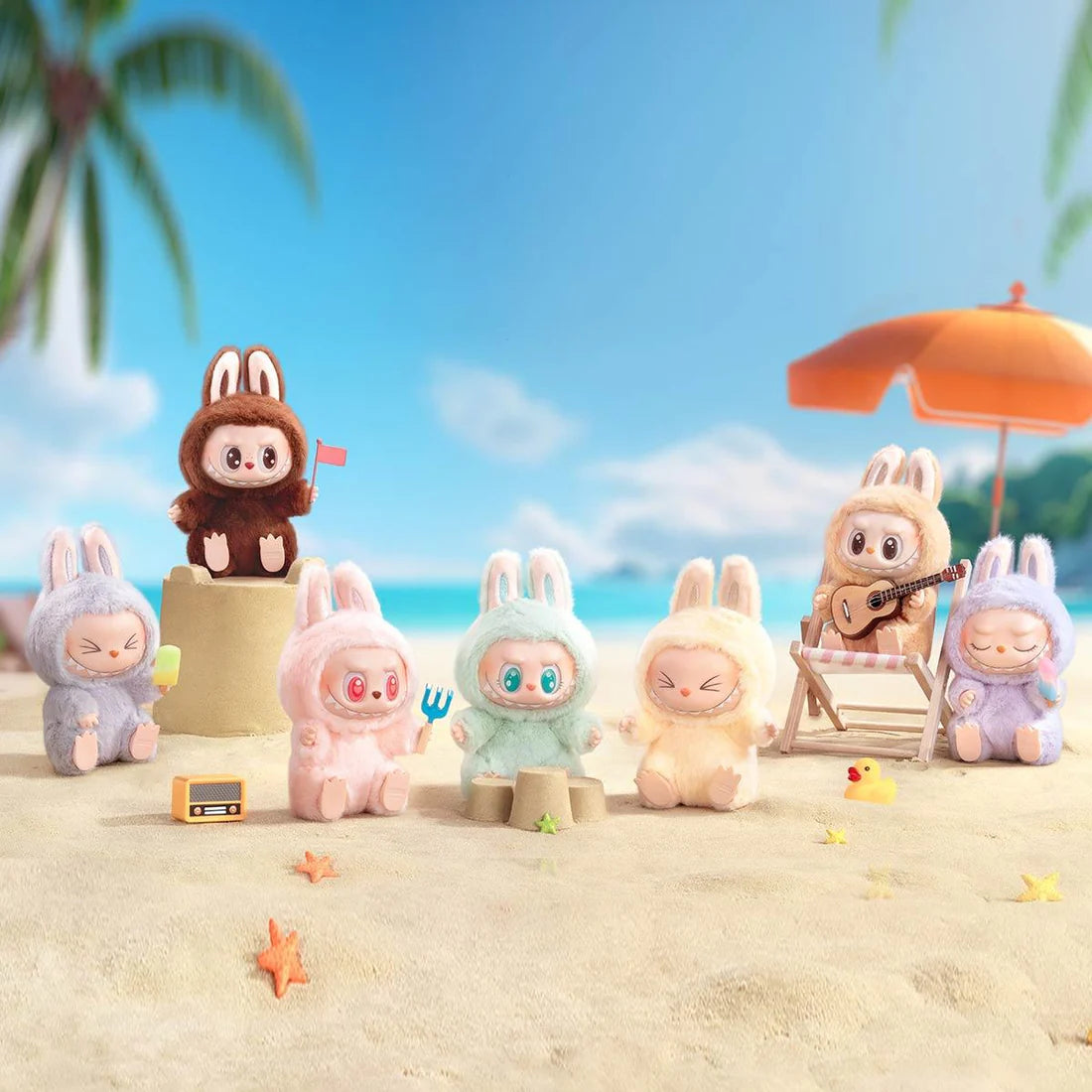 LABUBU THE MONSTERS - Have a Seat Serie - Colgante de Peluche / Caja Misteriosa