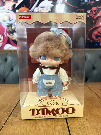 DIMOO World - Crush on Coffee Serie - Colgante de Peluche Coleccionable