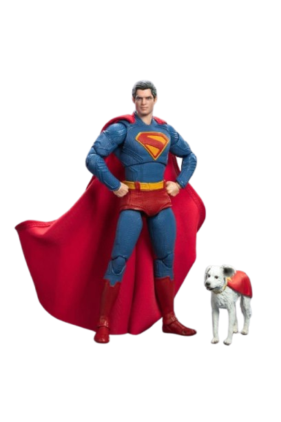 SUPERMAN (con Krypto)  (versión Deluxe) - Figura Coleccionable