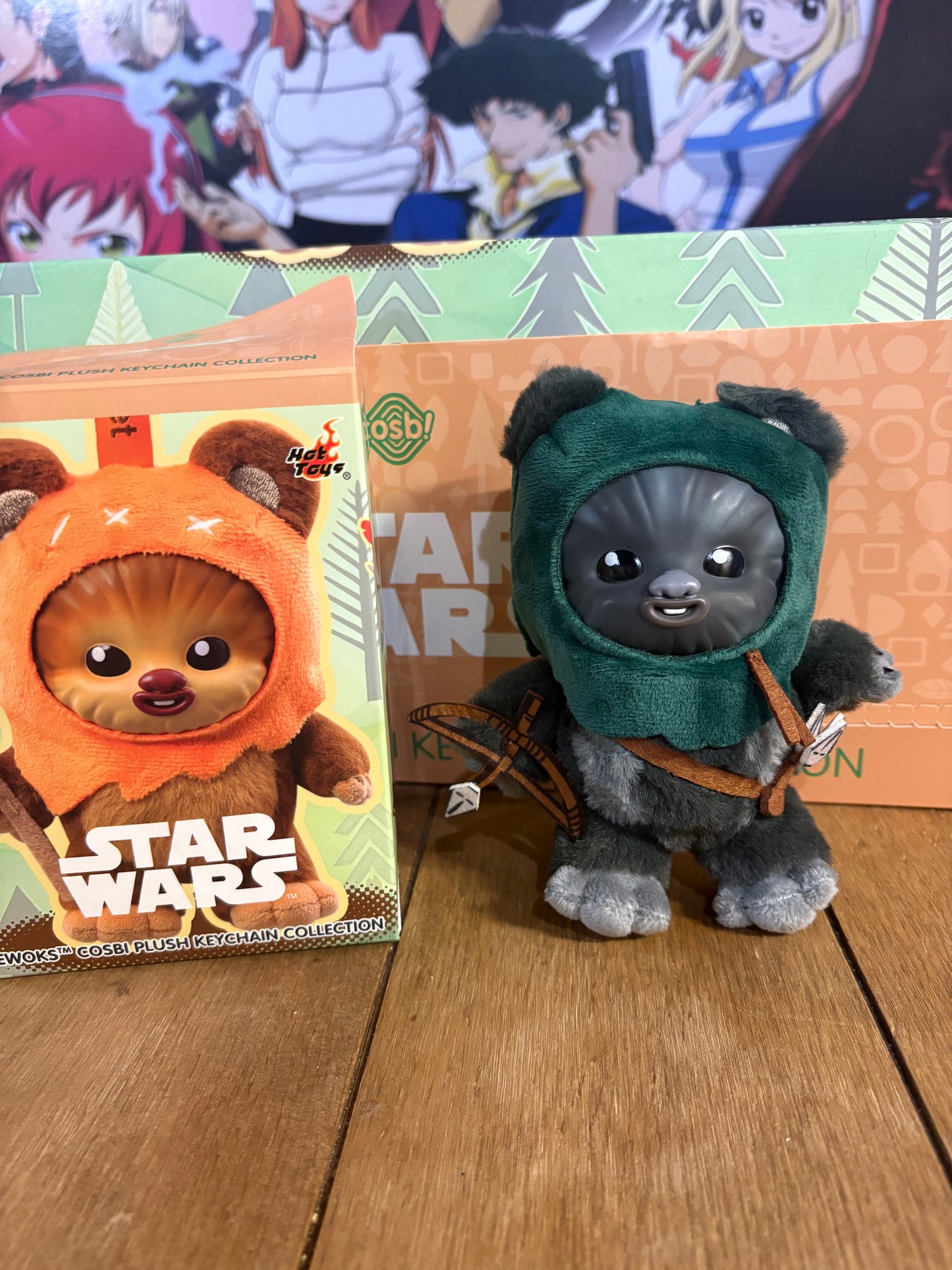 Ewoks Cosbi - Star Wars - Colgante de Peluche / Caja Misteriosa
