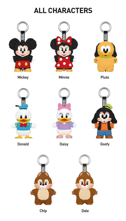 DISNEY MICKEY FAMILY - Cute Together Serie - Colgante de Peluche / Caja Misteriosa