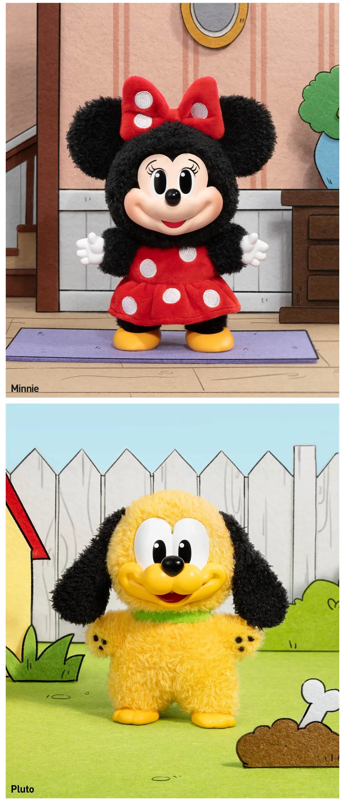 DISNEY MICKEY FAMILY - Cute Together Serie - Colgante de Peluche / Caja Misteriosa