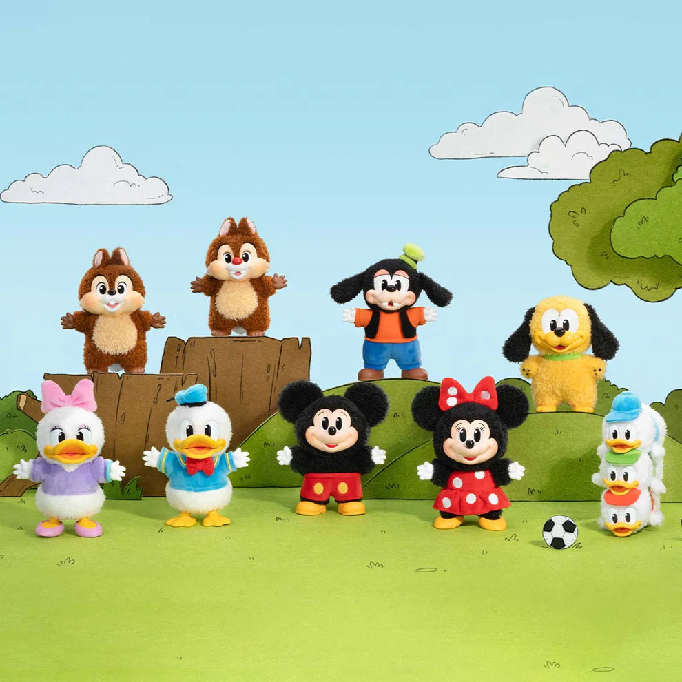 DISNEY MICKEY FAMILY - Cute Together Serie - Colgante de Peluche / Caja Misteriosa