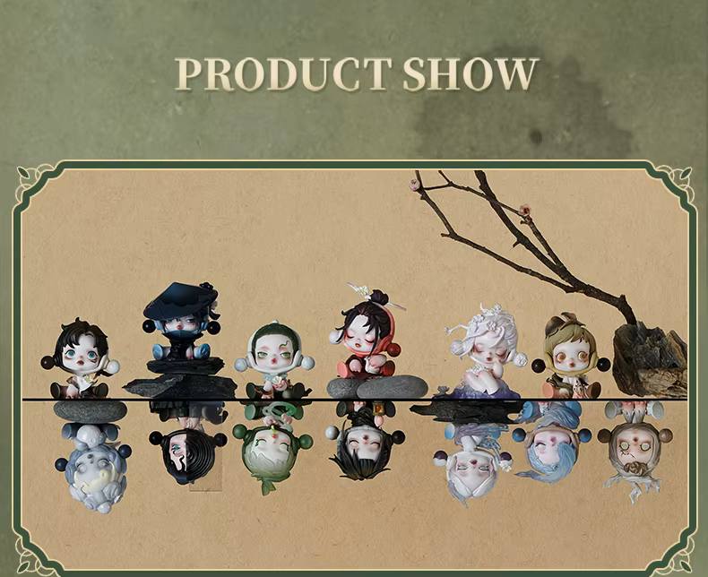 SKULLPANDA x The Ink Plum Blossom Serie - Figura Coleccionable / Caja Misteriosa