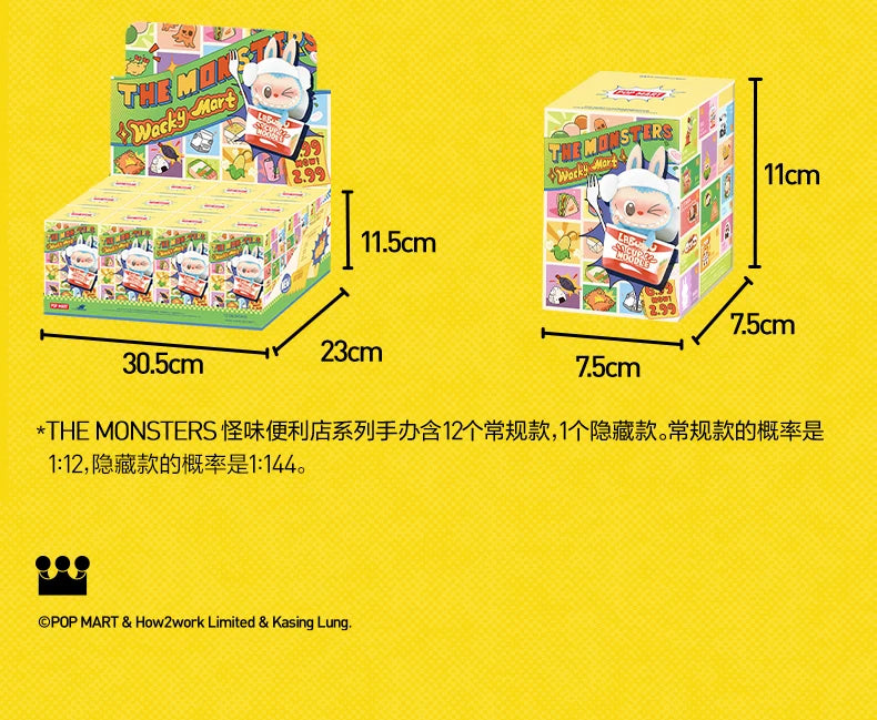 LABUBU THE MONSTERS - Wacky Mart Serie - Figura Coleccionable / Caja Misteriosa