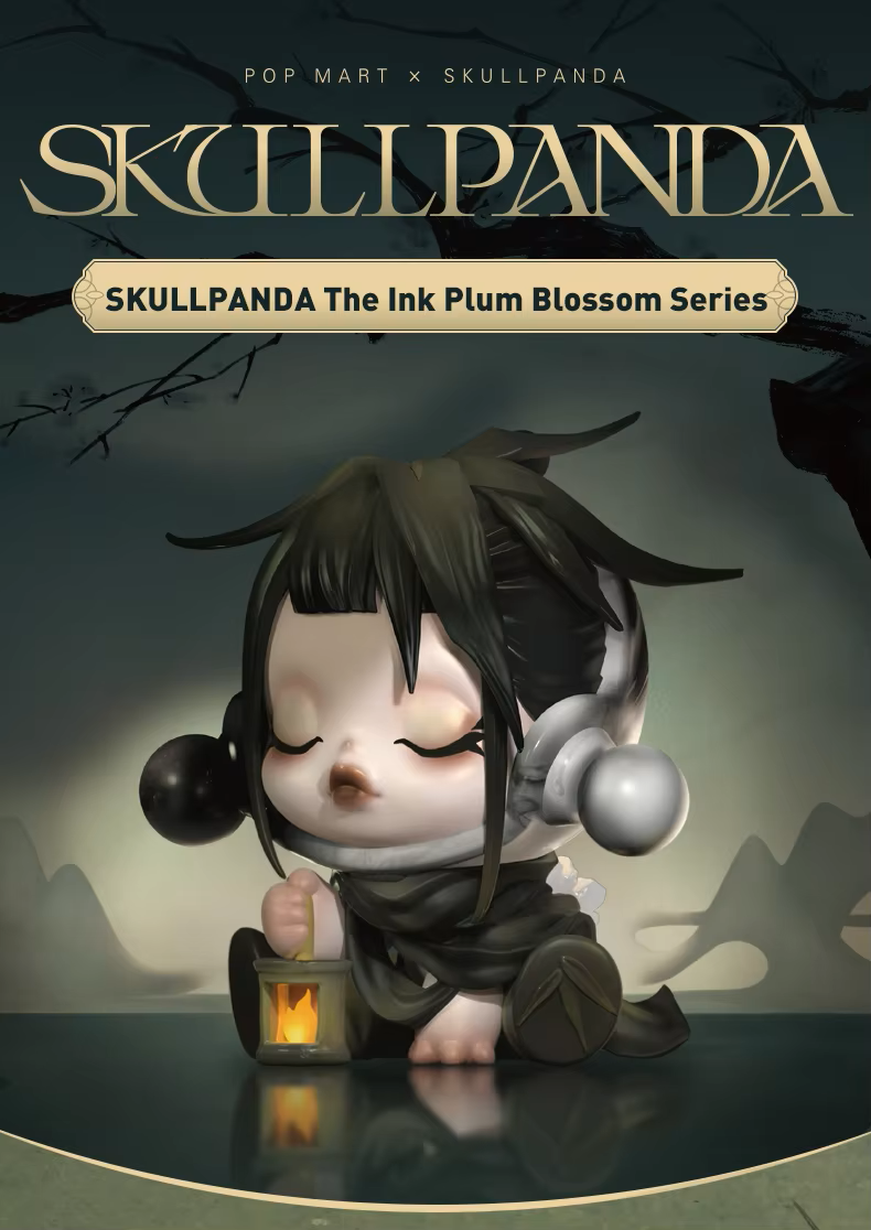 SKULLPANDA x The Ink Plum Blossom Serie - Figura Coleccionable / Caja Misteriosa