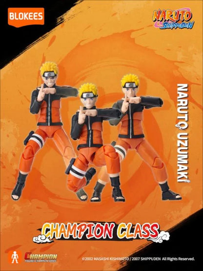 NARUTO UZUMAKI - Naruto Shippuden Serie - Champion Class Blokees - Figura Coleccionable / Model Kit