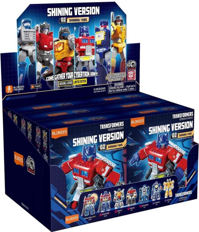 TRANSFORMERS G1 1985 Vol. 2 - Shining version (LED) Blokees - Figura Coleccionable / Caja Misteriosa / Model Kit (PEDIDO)