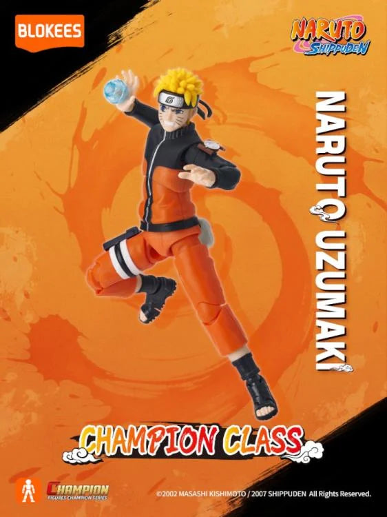 NARUTO UZUMAKI - Naruto Shippuden Serie - Champion Class Blokees - Figura Coleccionable / Model Kit